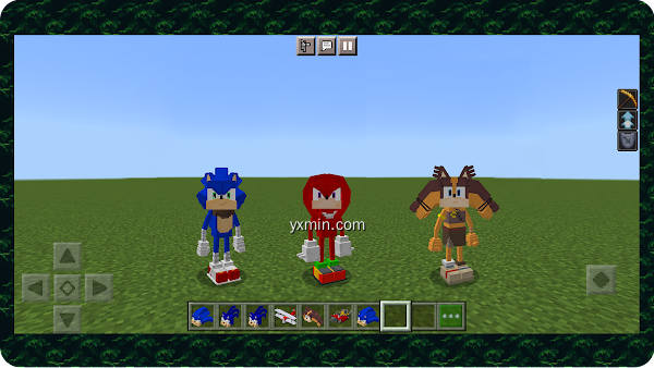 【图】Mod Sonic skin for Minecraft(截图 0)