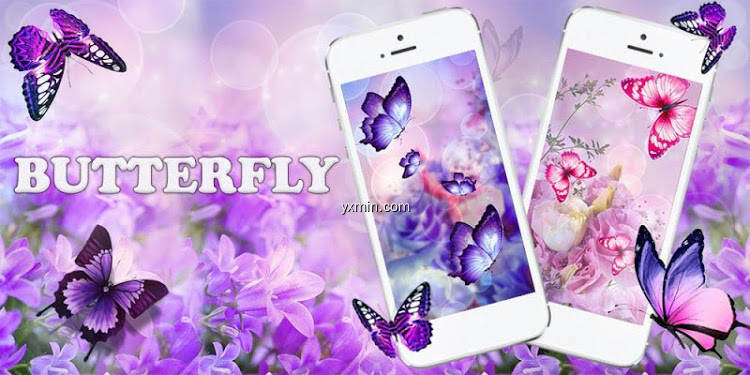 【图】Butterfly flower 3D Live Wallpaper(截图1)