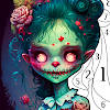 Dark Gothic Coloring Book