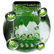 White Lily Rain Drop Theme