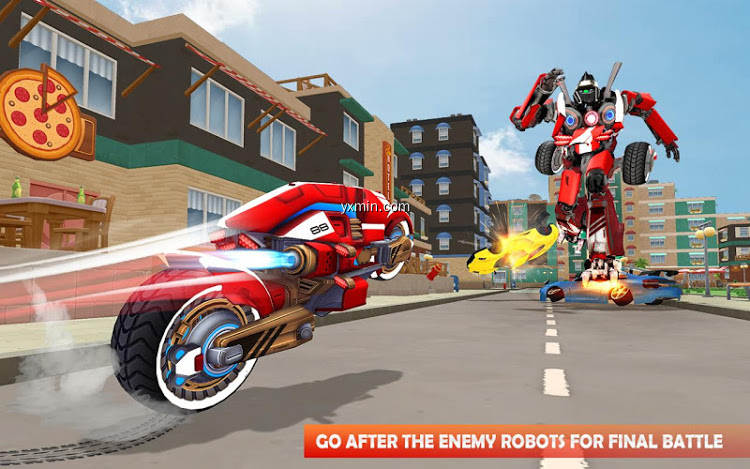【图】Flying Robot Transformers Game(截图1)