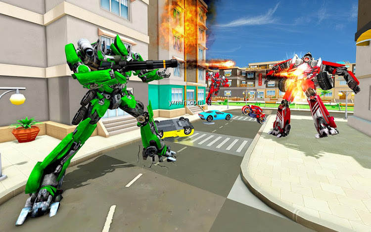 【图】Flying Robot Transformers Game(截图2)