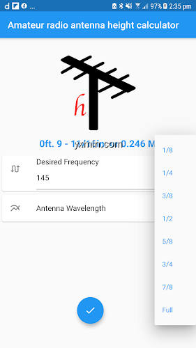 【图】Amateur radio antenna height calculator(截图2)