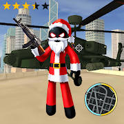 Santa Claus Stickman Rope Hero Gangstar Crime Santa Claus Stickman Rope Hero Gangstar Crime