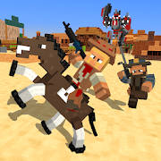 Block Western Cowboy Shooter Block Western Cowboy Shooter
