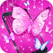 Glittering Butterfly Shiny Theme Glittering Butterfly Shiny Theme
