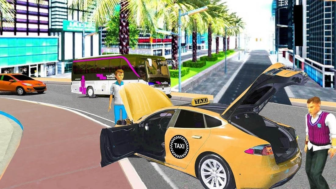 【图】Taxi Games Driving Car Game 3D(截图2)