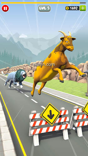 【图】Goat Runner 3D: Animal Game(截图 1)