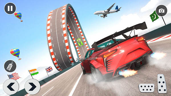 【图】Crazy Car Stunt Games 3D(截图 1)