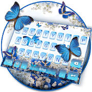 Spring Blue Butterfly 主题键盘 Spring Blue Butterfly 主题键盘