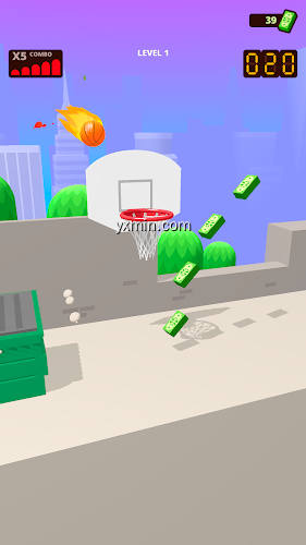 【图】Bounce Dunk – basketball game(截图1)