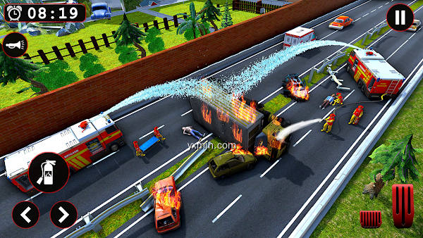 【图】Fire Engine Sim firetruck Game(截图 0)