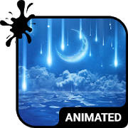 Star Rain Animated Keyboard + Live Wallpaper