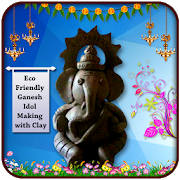 Ganesh Idol Making With Clay Ganesh Idol Making With Clay