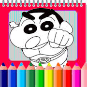 shinchan and Cartoon Coloring Book