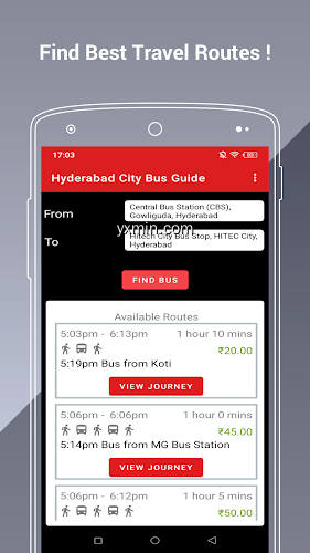 【图】Hyderabad City Bus Guide(截图 0)