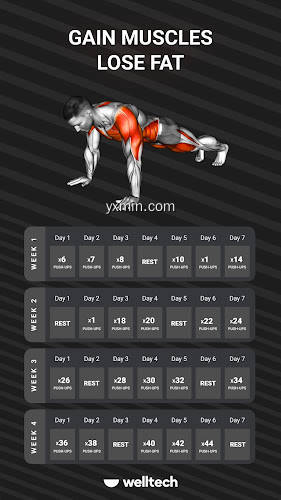 【图】Workout Planner Muscle Booster(截图1)