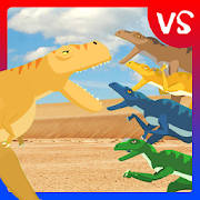 T-Rex Fights Raptors T-Rex Fights Raptors