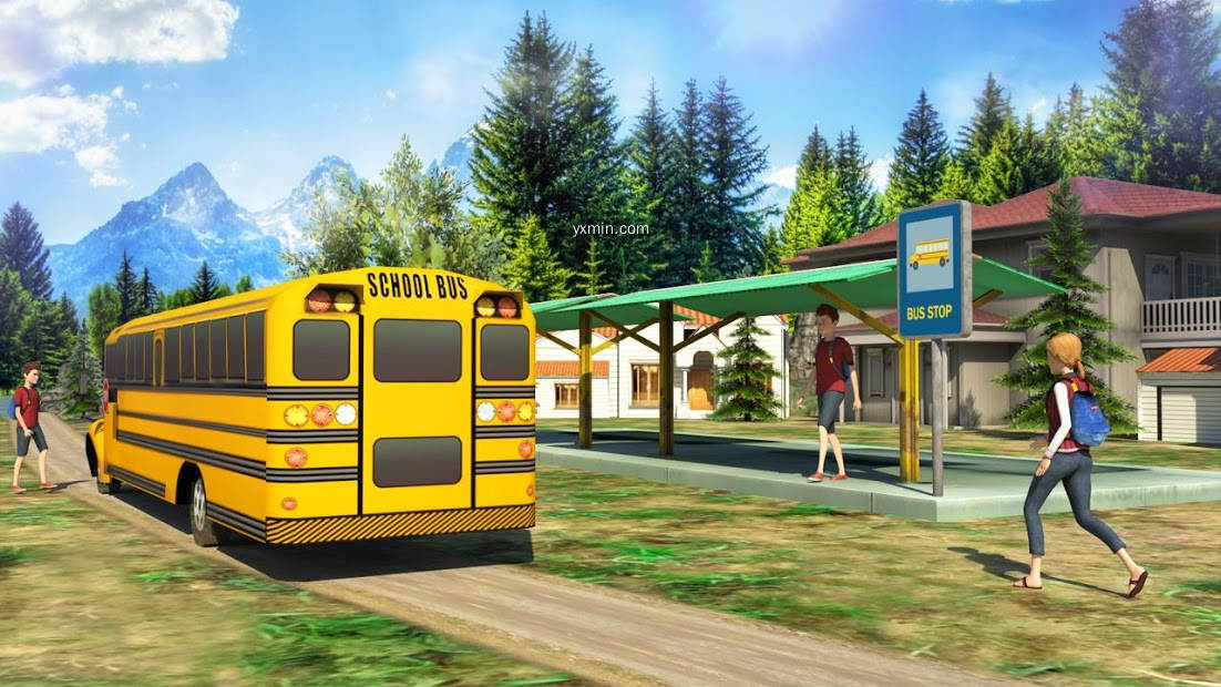 【图】School Bus: Up Hill Driving(截图1)
