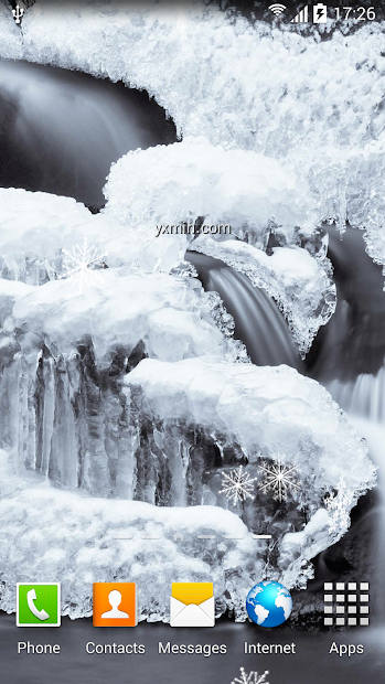 【图】Winter Waterfalls Wallpaper(截图2)