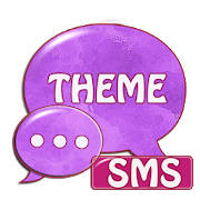 Purple Violet GO Theme SMS Purple Violet GO Theme SMS