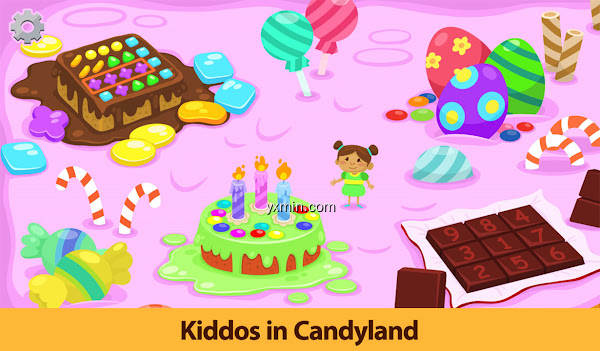 【图】Kiddos in Candyland Kids Games(截图 0)