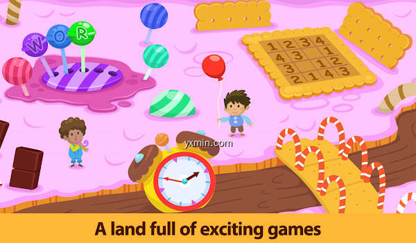 【图】Kiddos in Candyland Kids Games(截图 1)