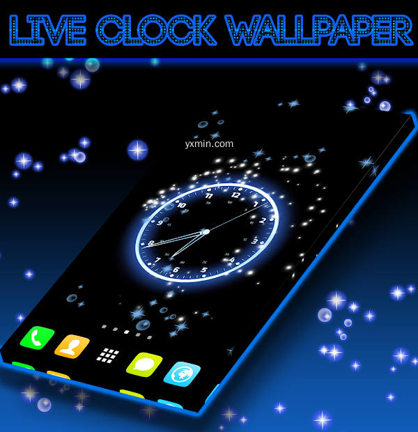 【图】Live Clock Wallpaper(截图1)