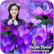Purple Flower Photo Editor