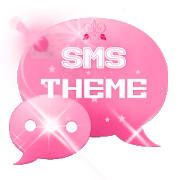 Pink Cute Sweet Theme GO SMS