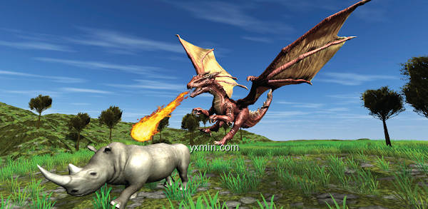 【图】Flying Fire Dragon Simulator(截图 0)