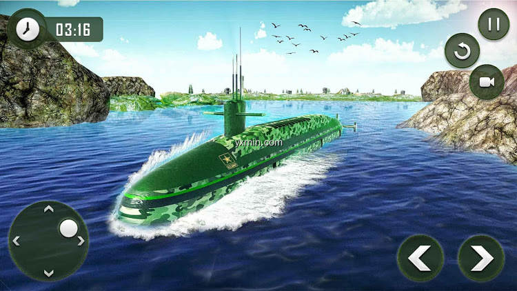 【图】Army Submarine Transport Game(截图1)