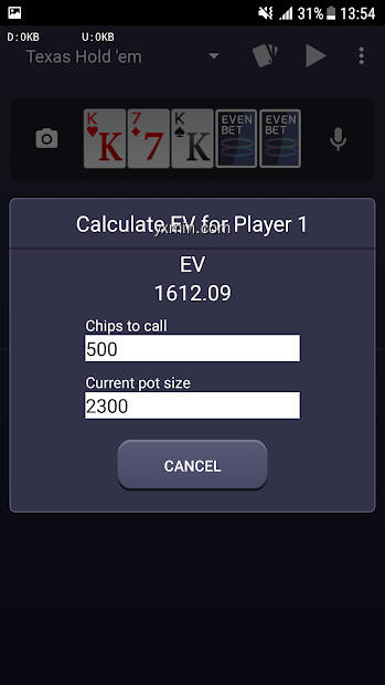 【图】Evenbet Poker Calculator(截图2)