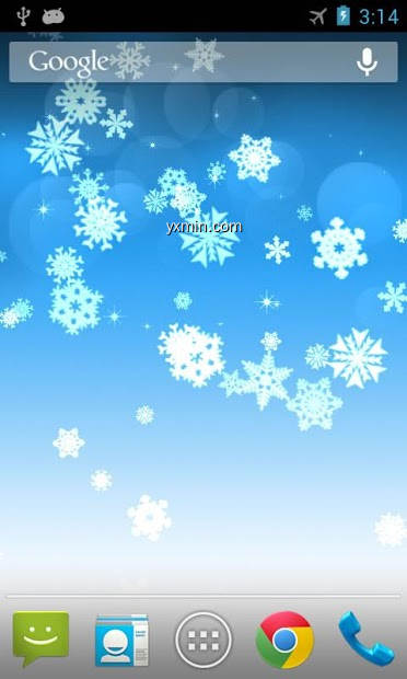 【图】Snowflake Live Wallpaper(截图1)