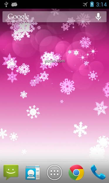 【图】Snowflake Live Wallpaper(截图2)
