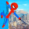 Spider Stickman Rope Amazing Gangstar Hero