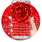 Red Rose Diamond Keyboard Red Rose Diamond Keyboard
