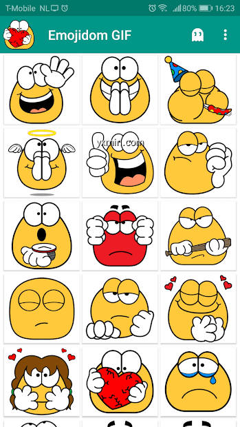 【图】Emojidom Animated / GIF emoticons & emoji(截图1)