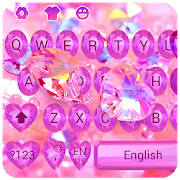 Pink diamond Keyboard Theme Pink diamond Keyboard Theme