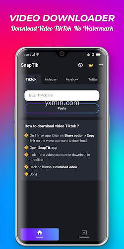 【图】Snap Tik – TT Video Downloader(截图 1)