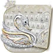 Silver Swan Keyboard Theme