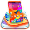 Abstract Color Tiles Launcher Theme