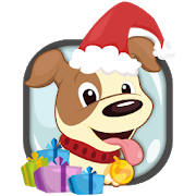 Puppy in Bubble Christmas Fall