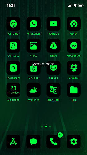 【图】Wow Green Black – Icon Pack(截图2)