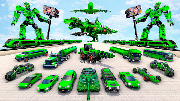 【图】Army Bus Dragon Robot Car Game(截图 0)