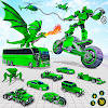 Army Bus Dragon Robot Car Game