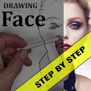 Drawing female face Drawing female face