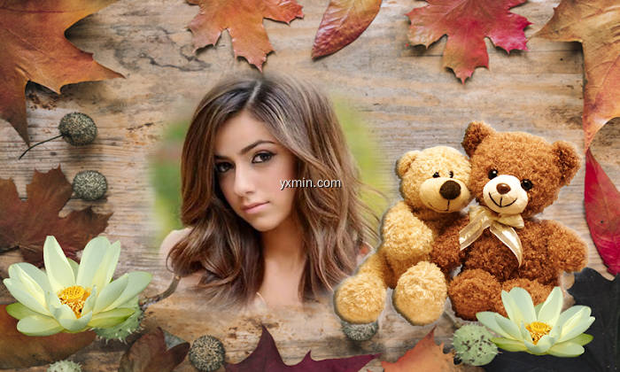 【图】Teddy Bear Photo Frames – Flower Leaves Theme(截图2)