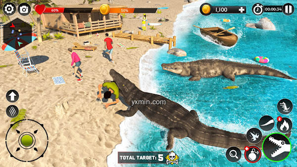 【图】Hungry Crocodile Animal Games(截图 1)