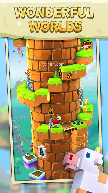 【图】Blocky Castle: Tower Climb(截图2)